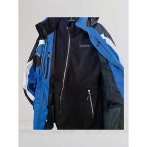 Spyder Men's Sz Large Ski,Snow,Winter Jacket Comes With Removable Fleece Sweater